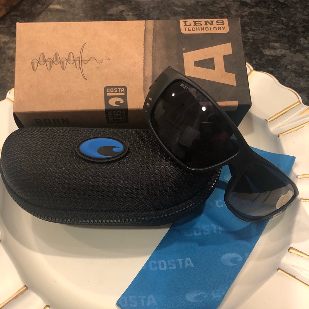 Costa Del Mar Men's Cat Cay Rectangular Sunglasses